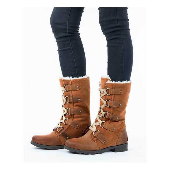 sorel emelie lace up boot